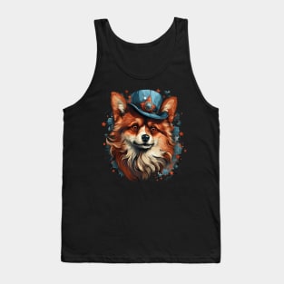 Patriotic Pomeranian Tank Top